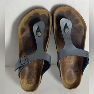 Birkenstock Pewter Sandals Pre-Loved Size 10.5